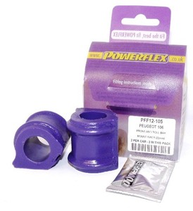 Powerflex-Buchse Road Series f�r Peugeot 106 Stabilisator vorne innen an Fahrgestell 22mm 
