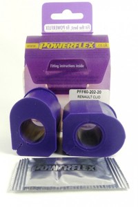 Powerflex-Buchse Road Series fr Renault Clio Stabibefestigung an der Karosserie 20mm 
