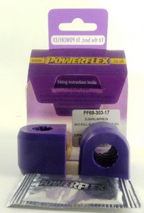 Powerflex-Buchse Road Series f�r Subaru Impreza Turbo GC,GF Stabilisator zum Fahrgestell vorne 17mm 