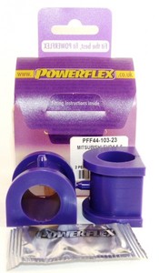 Powerflex-Buchse Black Series f�r Mitsubishi Lancer Evolution 4-5-6 RS/GSR Stabibefestigung an der Karosserie vorne 23mm