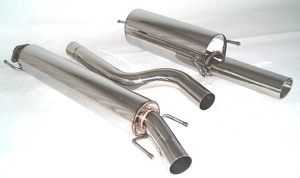 Friedrich Motorsport 3 Zoll (76mm) Anlage f�r Opel Astra G, 2.0l 16V Turbo 140/141/147kW