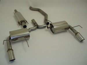 Friedrich Motorsport 3 Zoll (76mm) Duplexanlage f�r Opel Signum, 2.0l Turbo 129kW / 2.8l V6 Turbo 169/184kW