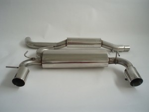 Friedrich Motorsport 3 Zoll (76mm) Duplexanlage f�r VW Golf IV, R32 3.2l V6 177kW