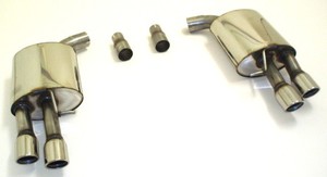 Friedrich Motorsport 70mm Duplex Sportendschalld�mpfer f�r Audi S4 B8 Quattro Limousine & Avant 3.0l TFSI 245kW ab Bj. 10/2008