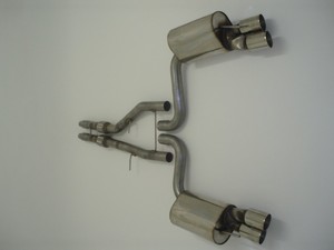 Friedrich Motorsport 70mm Duplex Sportendschalld�mpfer f�r Jaguar XF 3.0D 177kW/ 3.0D-S 202kW ab Bj. 2008