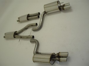 Friedrich Motorsport 70mm Duplexanlage f�r Jaguar XF Typ R, 5.0l V8 375kW