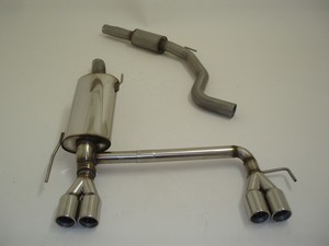 Friedrich Motorsport 70mm Duplexanlage f�r Opel Corsa D GSI, 1.6l Turbo 110kW