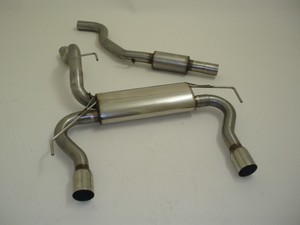 Friedrich Motorsport 70mm Duplexanlage f�r Opel Corsa D OPC N�rburgring Edition, 1.6l Turbo 155kW