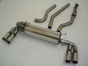 Friedrich Motorsport 70mm Duplexanlage f�r Opel GT, 2.0l Turbo 194kW