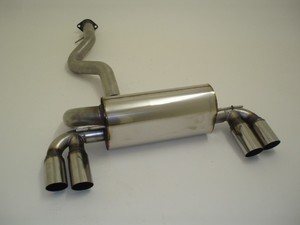 Friedrich Motorsport 76mm Duplex-Sportendschalld�mpfer f�r BMW 1er M-Coupe E82, 3.0l Bi-Turbo 250kW