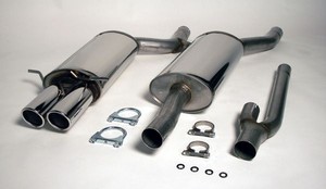 Friedrich Motorsport Edelstahl-Sportauspuffanlage Gr.A f�r Audi A4 B5 Quattro, 2.7l Turbo S4 195kW