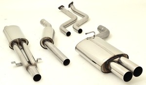 Friedrich Motorsport Edelstahl-Sportauspuffanlage Gr.A f�r BMW E39, 520i 125kW / 525i 141kW / 530i 170kW