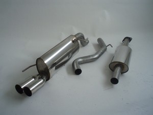 Friedrich Motorsport Edelstahl-Sportauspuffanlage Gr.A f�r Fiat Grande Punto, 1.2l 48/50kW / 1.4l 57kW / 1.4l 16V 70kW