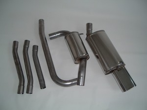 Friedrich Motorsport Edelstahl-Sportauspuffanlage Gr.A f�r Ford Fiesta GFJ, 1.1l 37/40kW / 1.3l 44kW / 1.4l 52/54/55kW / 1.6l 66/76/81/96kW / 1.8l 77/96kW