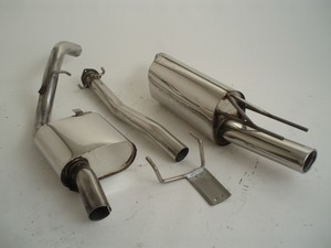 Friedrich Motorsport Edelstahl-Sportauspuffanlage Gr.A f�r Opel Calibra, 2.0l 85kW / 2.0l 16V 110kW (Frontantrieb bis Bj. 92)