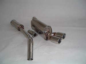 Friedrich Motorsport Edelstahl-Sportauspuffanlage Gr.A f�r Opel Corsa A, 1.0l 33kW / 1.2l 38kW / 1.3l 55kW / 1.4l 44/53/60kW / 1.6l 55/72/74kW