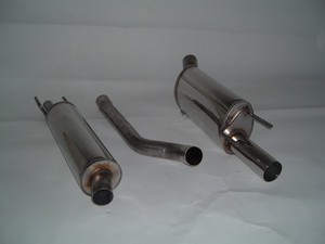 Friedrich Motorsport Edelstahl-Sportauspuffanlage Gr.A f�r Opel Corsa B, 1.0l 12V 40kW / 1.2l 33/48kW / 1.4l 44/60kW / 1.4l 16V 66kW / 1.5l D 37kW / 1.5l TD 49kW / 1.6l 16V 78/80kW / 1.7l D 44kW