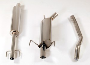 Friedrich Motorsport Edelstahl-Sportauspuffanlage Gr.A f�r Opel Corsa C, 1.0l 12V 43/44kW / 1.2l 16V 55/59kW / 1.3l CDTI 51kW / 1.4l 16V 66kW / 1.7l DI 48kW / 1.7l DTI 55kW / 1.7l CDTI 74kW / 1.8l 16V 92kW