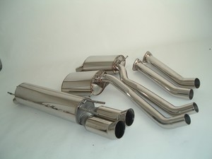 Friedrich Motorsport Edelstahl-Sportauspuffanlage Gr.A f�r Opel Omega A, 2.6l 110kW / 3.0l 115kW / 3.0l 24V 150kW