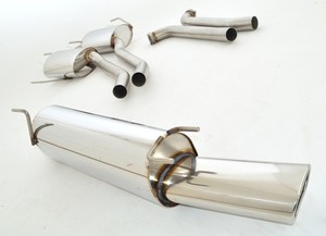 Friedrich Motorsport Edelstahl-Sportauspuffanlage Gr.A f�r Opel Omega B, 2.5l V6 125kW / 2.6l V6 132kW / 3.0l V6 155kW / 3.2l V6 160kW