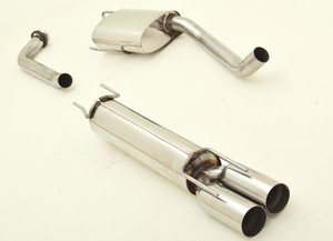 Friedrich Motorsport Edelstahl-Sportauspuffanlage Gr.A f�r Opel Omega B, 2.0l DTI 16V 74kW / 2.2l DTI 88kW / 2.5l TD 96kW / 2.5l 24V 110kW