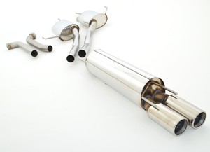 Friedrich Motorsport Edelstahl-Sportauspuffanlage Gr.A f�r Opel Omega B, 2.5l V6 125kW / 2.6l V6 132kW / 3.0l V6 155kW / 3.2l V6 160kW