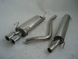 Friedrich Motorsport Edelstahl-Sportauspuffanlage Gr.A f�r Opel Vectra B, 1.6l 55kW / 1.6l 16V 74kW / 1.7l TD 60kW / 1.8l 16V 85kW / 2.0l 16V 100kW / 2.0 DI 60kW / 2.0 DTI 74kW / 2.5l V6 125kW