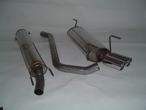 Friedrich Motorsport Edelstahl-Sportauspuffanlage Gr.A f�r Opel Vectra B, 1.6l 55kW / 1.6l 16V 74kW / 1.7l TD 60kW / 1.8l 16V 85kW / 2.0l 16V 100kW / 2.0 DI 60kW / 2.0 DTI 74kW / 2.5l V6 125kW