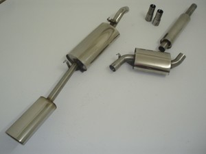 Friedrich Motorsport Edelstahl-Sportauspuffanlage Gr.A f�r Seat Toledo 1L, 1.6l 55/74kW / 1.8l 66kW / 1.8l 16V 95kW / 1.9l D 47/50kW / 1.9l TD 55kW / 2.0l 85kW / 2.0l 16V 110kW