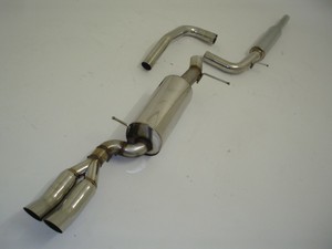 Friedrich Motorsport Edelstahl-Sportauspuffanlage Gr.A f�r Skoda Fabia, 1.2l 47kW / 1.4l 50kW / 1.4l 16V 55/74kW / 1.4l TDI 55kW / 1.9l SDI 47kW / 1.9l TDI 74kW / 2.0l 85kW