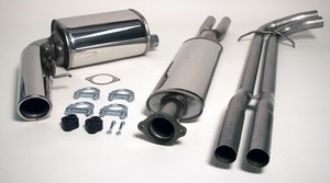 Friedrich Motorsport Edelstahl-Sportauspuffanlage Gr.A f�r Volvo S60, 2.4l Turbo 147kW / 2.5l Turbo 154/220kW