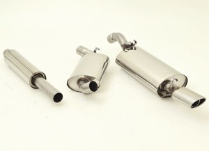 Friedrich Motorsport Edelstahl-Sportauspuffanlage Gr.A f�r VW Corrado, 1.8l 16V 100kW / 1.8l G60 118kW