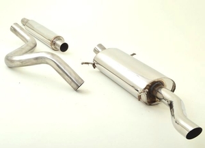 Friedrich Motorsport Edelstahl-Sportauspuffanlage Gr.A f�r VW Golf I Cabrio, 1.3l 40kW / 1.6l 51/53/55/81kW / 1.8l 66/70/72/82kW