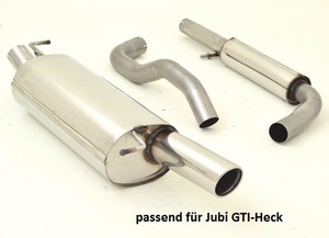 Friedrich Motorsport Edelstahl-Sportauspuffanlage Gr.A f�r VW Golf IV, 1.4l 16V 55kW / 1.6l 74/75kW / 1.6l 16V 77kW / 1.6l FSI 81kW / 1.8l 92kW / 1.8l Turbo 110/132kW / 2.0l 85kW / 2.3l V5 110/125kW