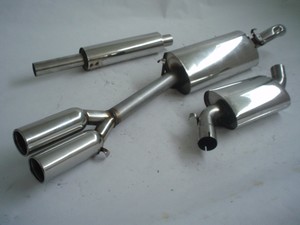 Friedrich Motorsport Edelstahl-Sportauspuffanlage Gr.A f�r VW Jetta II, 1.3l 40kW / 1.6l 51/53/55kW/ 1.6l D 40kW / 1.6l TD 44/51/59kW / 1.8l 62/66/79/82kW / 1.8l 16V 95/102kW