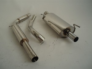 Friedrich Motorsport Edelstahl-Sportauspuffanlage Gr.A f�r VW Polo 6N / 6N2, 1.0l 37kW / 1.1l 33kW / 1.3l 40kW / 1.4l 44kW / 1.4l 16V 55/74kW / 1.4l TDI 55kW / 1.6l 55kW / 1.6l 16V GTI 88/92kW / 1.7l SDI 42/44kW / 1.9l D 47kW / 1.9l SDI 47