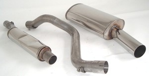 Friedrich Motorsport Edelstahl-Sportauspuffanlage Gr.A f�r VW Scirocco I, 1.3l 44kW / 1.5l 51kW / 1.6l 53/55/63/81kW