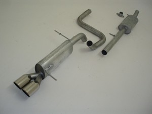 Friedrich Motorsport Sportauspuffanlage Gr.A f�r Ford Fiesta JA8, 1.4l TDCI 51kW / 1.6l TDCI 55/66/70kW