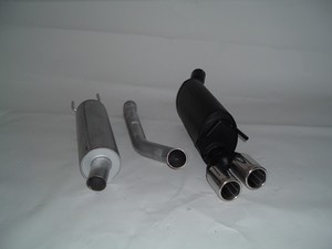 Friedrich Motorsport Sportauspuffanlage Gr.A f�r Opel Corsa B, 1.0l 12V 40kW / 1.2l 33/48kW / 1.4l 44/60kW / 1.4l 16V 66kW / 1.5l D 37kW / 1.5l TD 49kW / 1.6l 16V 78/80kW / 1.7l D 44kW