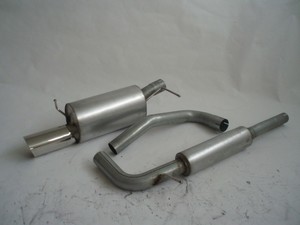 Friedrich Motorsport Sportauspuffanlage Gr.A f�r VW Polo 9N / 9N2, 1.2l 40/47kW / 1.4l 16V 55/74kW / 1.4l FSI 63kW / 1.4l TDI 55kW / 1.9l SDI 47kW / 1.9l TDI 74/96kW