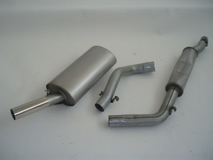 Friedrich Motorsport Sportauspuffanlage Gr.A f�r VW Scirocco I, 1.3l 44kW / 1.5l 51kW / 1.6l 53/55/63/81kW