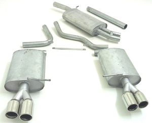 Friedrich Motorsport Gr.A Duplexanlage f�r Audi A4 B7 (8EC/8ED/8H) Frontantrieb, 1.6l 75kW / 1.9l TDI 85kW / 2.0l TDI 103kW