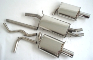 Friedrich Motorsport Gr.A Duplexanlage f�r Audi A4 B7 (8EC/8ED/8H) Frontantrieb, 1.6l 75kW / 1.9l TDI 85kW / 2.0l TDI 103kW