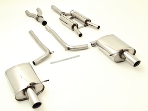 Friedrich Motorsport Gr.A Duplexanlage f�r Audi A4 B7 (8EC/8ED/8H) Quattro, 3.0l V6 160kW / 3.2l FSI 188kW