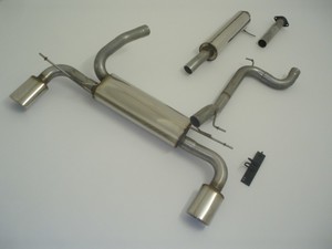 Friedrich Motorsport Gr.A Duplexanlage f�r Ford Focus II DA3/DB3, 1.4l 16V 59kW / 1.6l 16V 74/85kW / 1.6l TDCI 66/80kW / 1.8l 16V 92kW / 1.8l TDCI 85kW / 2.0l 16V 107kW / 2.0l TDCI 100kW