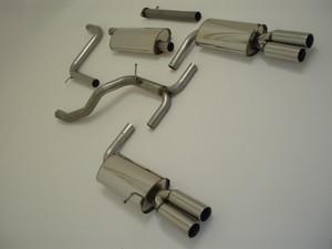 Friedrich Motorsport Gr.A Duplexanlage f�r Ford Mondeo (BWY), 2.0l TDDI 66/85kW / 2.0l TDCI 85/96kW / 2.2l TDCI 114kW