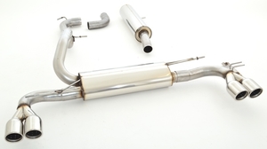 Friedrich Motorsport Gr.A Duplexanlage f�r Mazda 3 (BK), 1.4l MZR 62kW / 1.6l MZR 77kW / 1.6l MZ-CD 80/81kW / 2.0l MZR 110kW / 2.0l MZ-CD 105kW