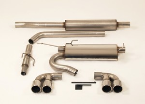 Friedrich Motorsport Gr.A Duplexanlage f�r Mini R56 One / Cooper / D, 1.4l 16V 55/70kW / 1.6l D 66/80/82kW / 1.6l 16V 55/72/88/90kW / 2.0l D 82kW