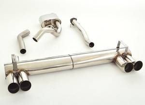 Friedrich Motorsport Gr.A Duplexanlage f�r Opel Calibra, 2.0l 16V 100kW / 2.0l 16V 110kW (Frontantrieb ab Bj. 93) / 2.5l V6 125kW