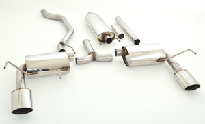 Friedrich Motorsport Gr.A Duplexanlage f�r Opel Signum, 1.8l 16V 90kW / 1.9l CDTI 74/88/110kW / 2.0l Turbo 129kW 2.0l DTI 74kW / 2.2l 16V 114kW / 2.2l DTI 92kW /2.8l V6 Turbo 169/184kW 3.0l V6 CDTI 130/135kW / 3.2l V6 155kW